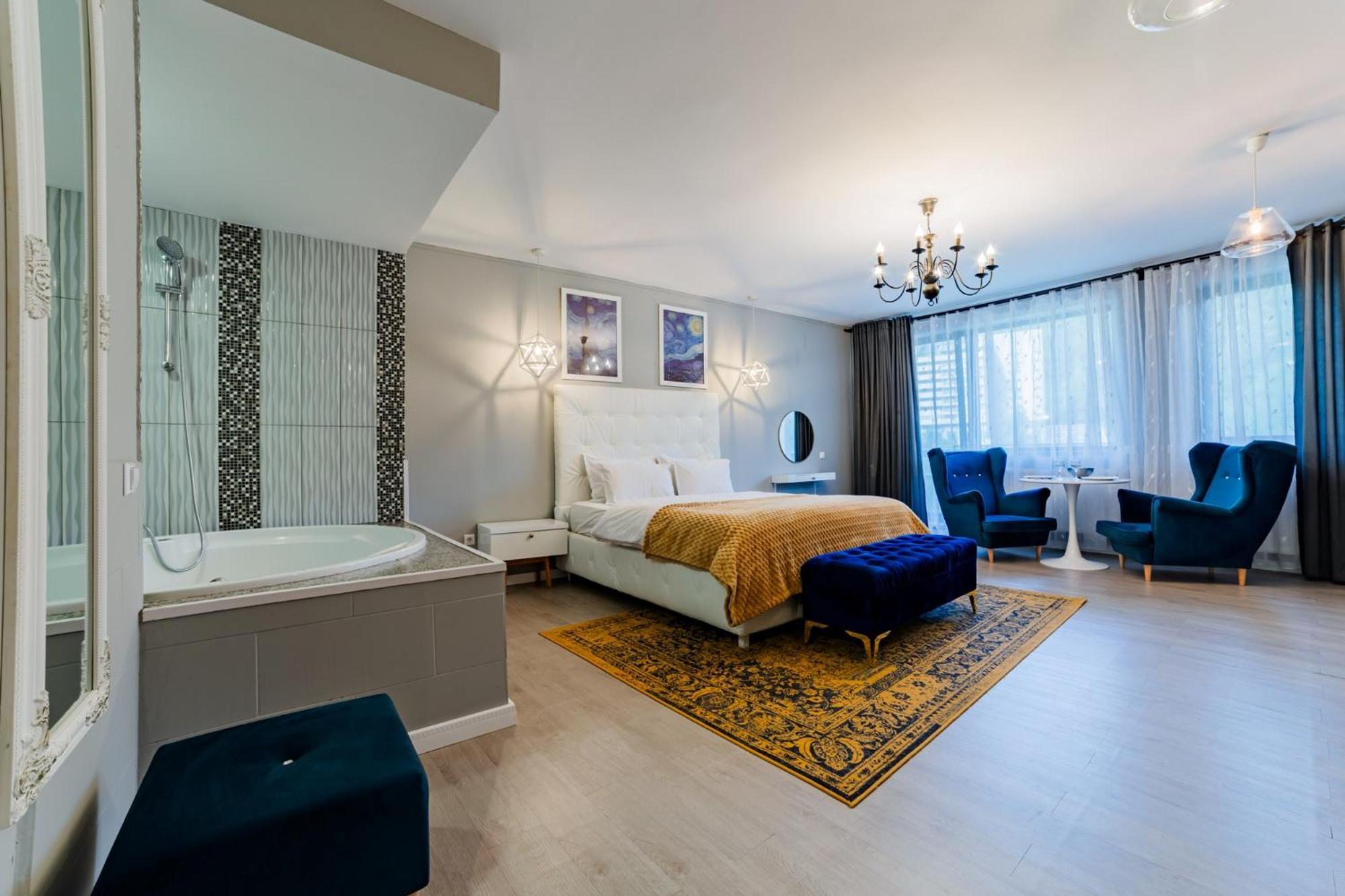 Romantic Jacuzzi Luxury Apartment Sinaia Exteriér fotografie